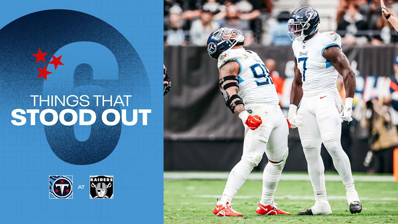 Six Things That Stood Out for the Titans in Sunday’s Loss to the Raiders