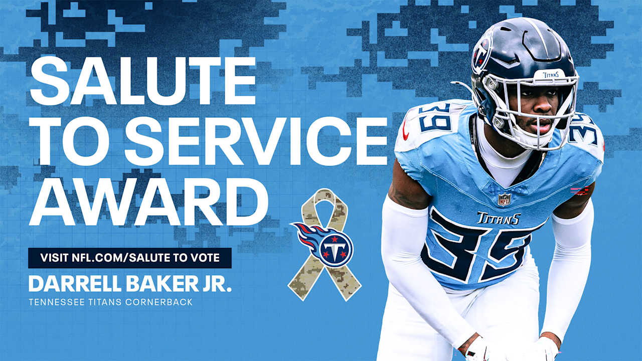 Titans CB Darrell Baker Jr. is the Team's Nominee for the Salute to ...