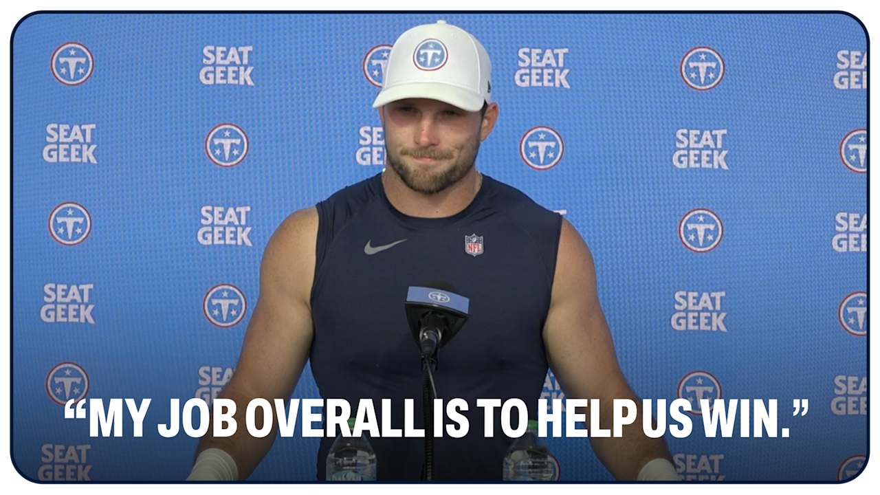 Daniel Bellinger Press Conference | Tennessee Titans
