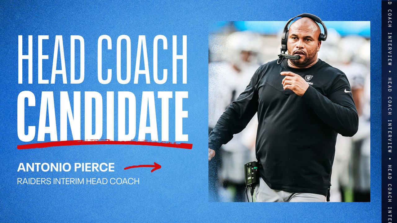 Titans Complete Interview With Raiders Interim HC Antonio Pierce for