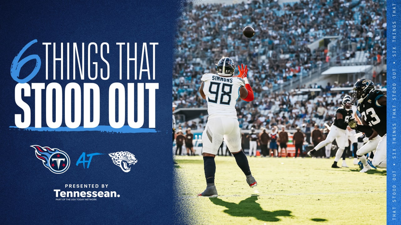 Six Things That Stood Out for the Titans in Sunday's Loss to the Jaguars - Vimarsana News