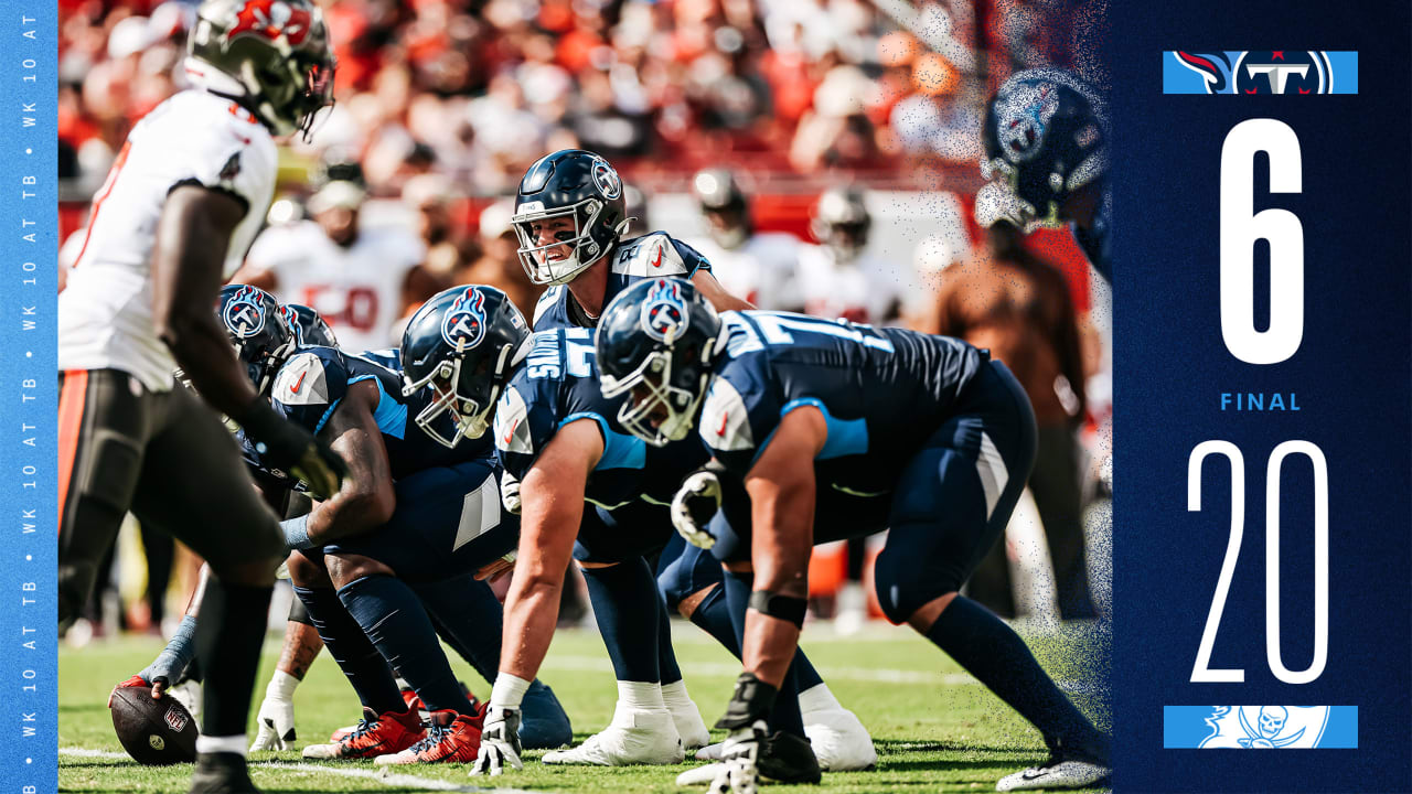 Titans-Buccaneers Week 10 Postgame Notes