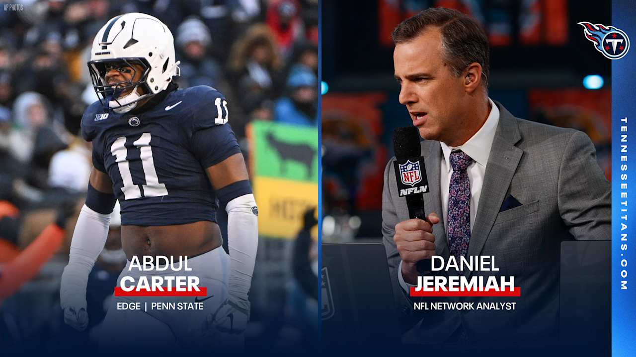 NFL Network’s Daniel Jeremiah Tabs His Top-Rated Prospect to the Titans With the First Pick of the NFL Draft, But He Knows It May Not Be That Simple