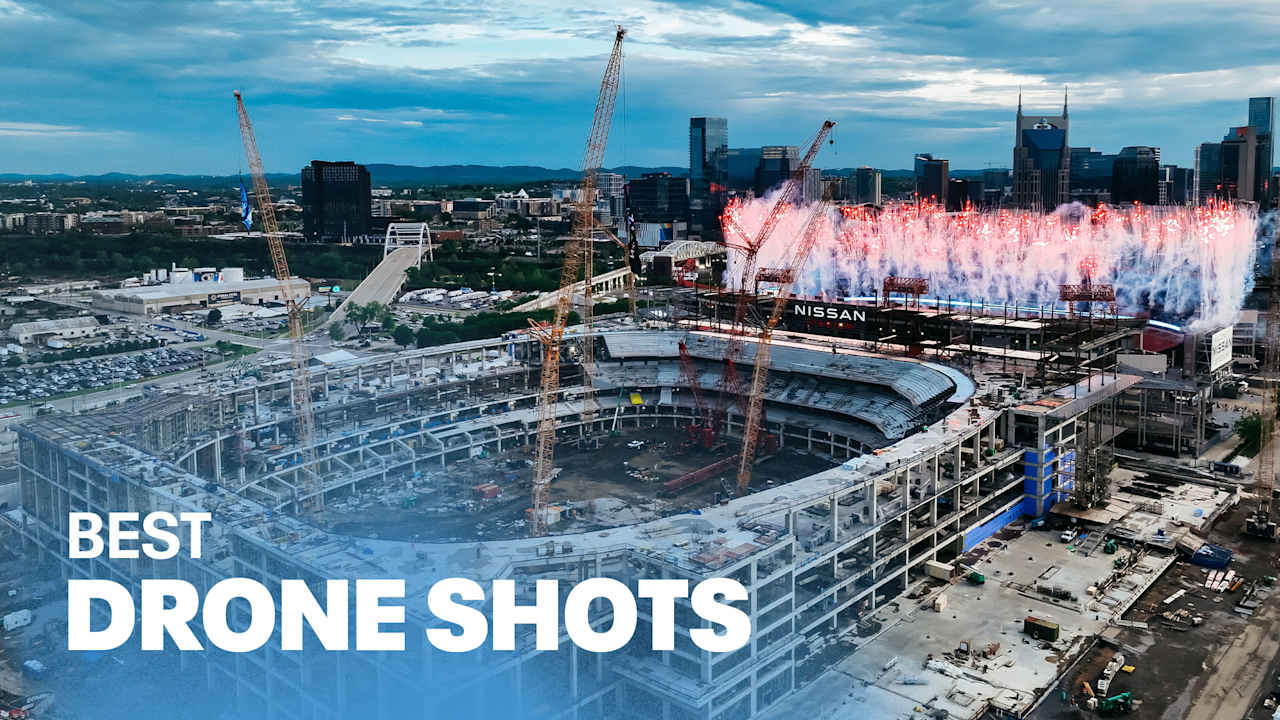 2025 Best Drone Shots of New Nissan Stadium in 4K