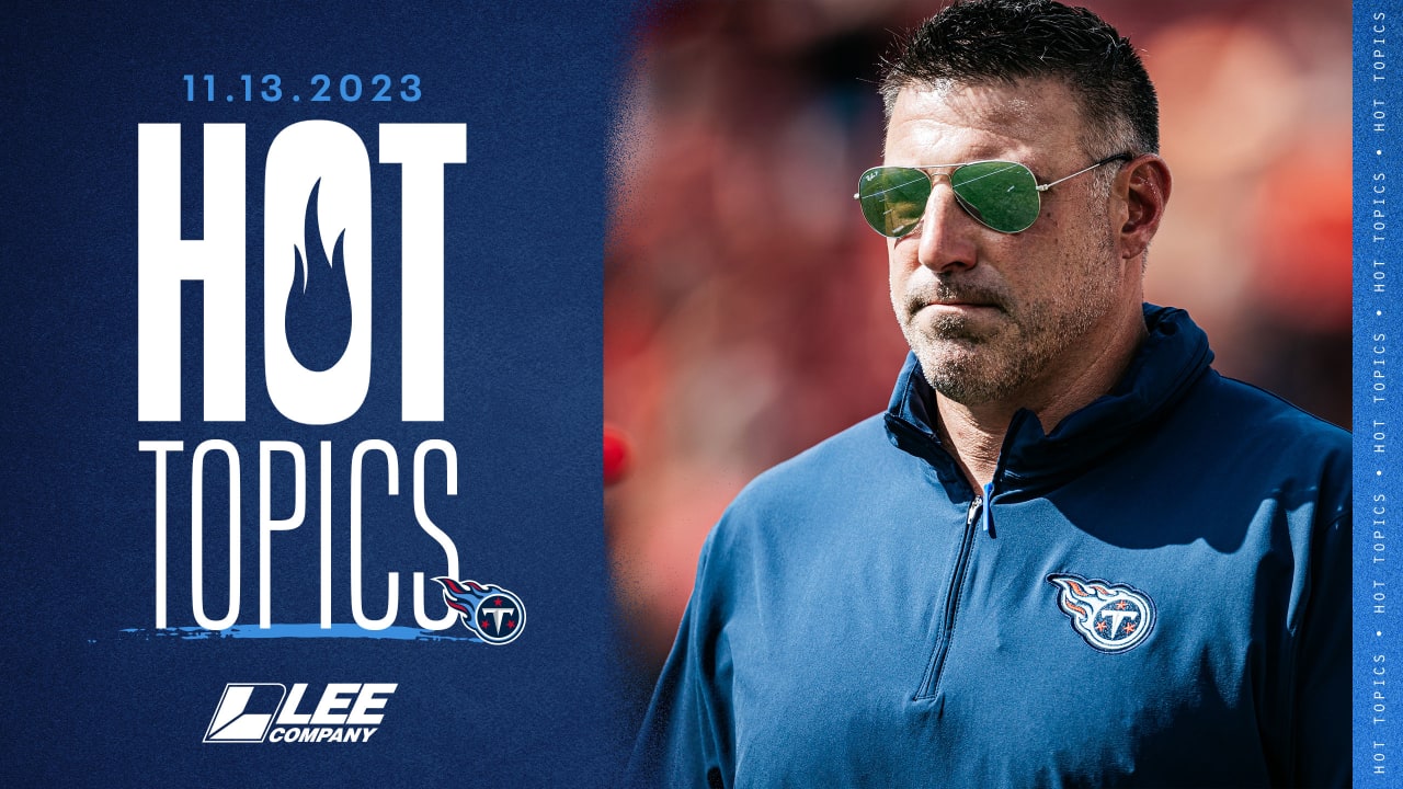 Hot Topics From Titans HC Mike Vrabel's Monday Presser - Vimarsana News