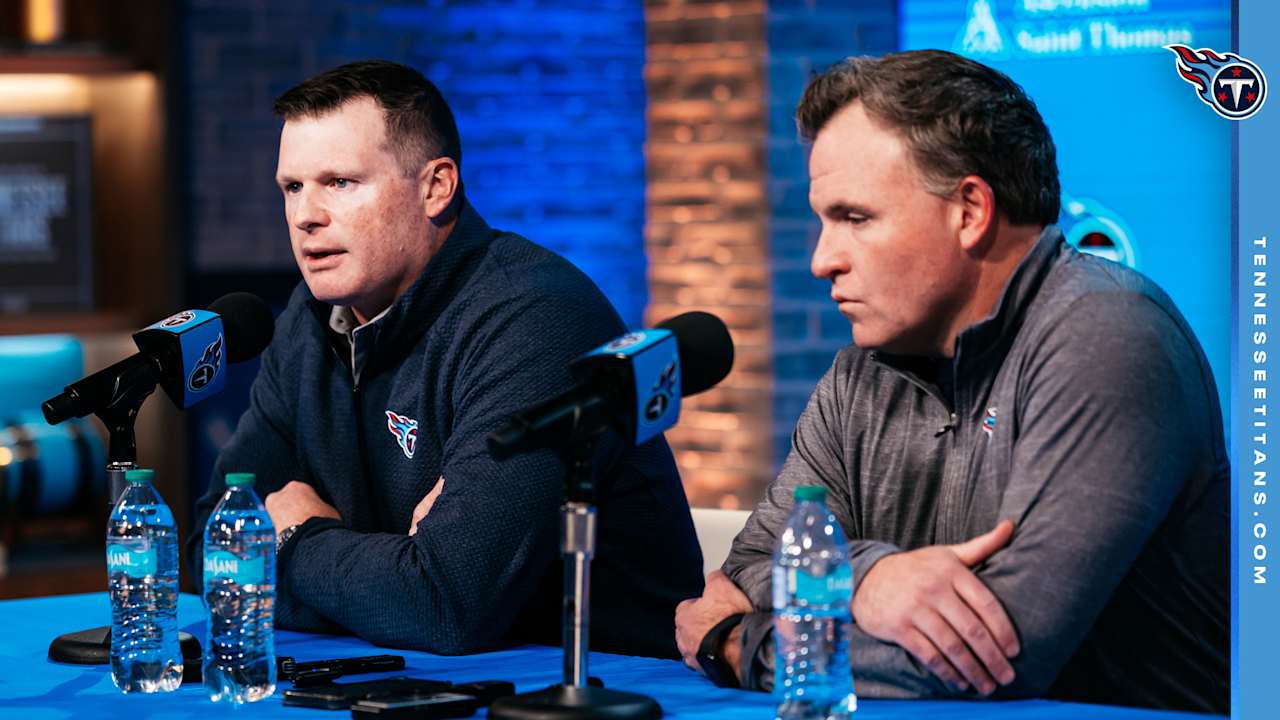 Titans President Chad Brinker, GM Mike Borgonzi Discuss the Franchise’s Decision to Part Ways With HC Brian Callahan