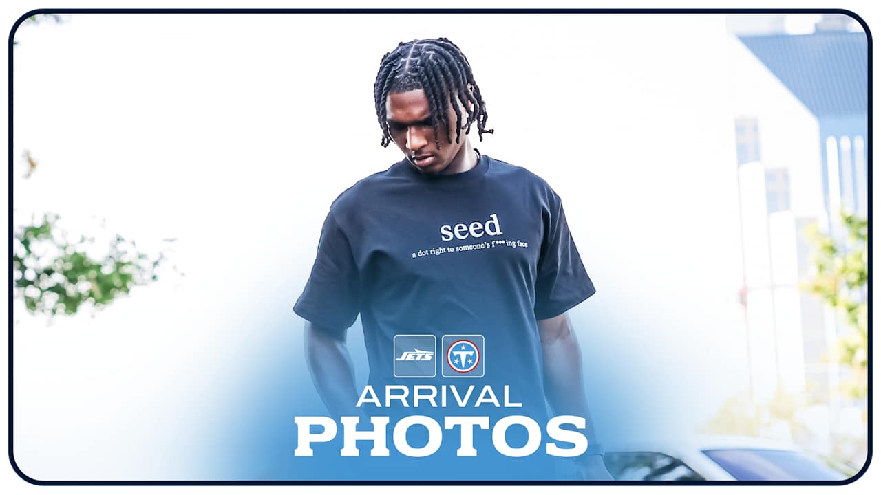 Tennessee Titans host New York Jets in 2026 Week 1 home opener at Nissan Stadium; player arrival and gameday photos capture the matchup