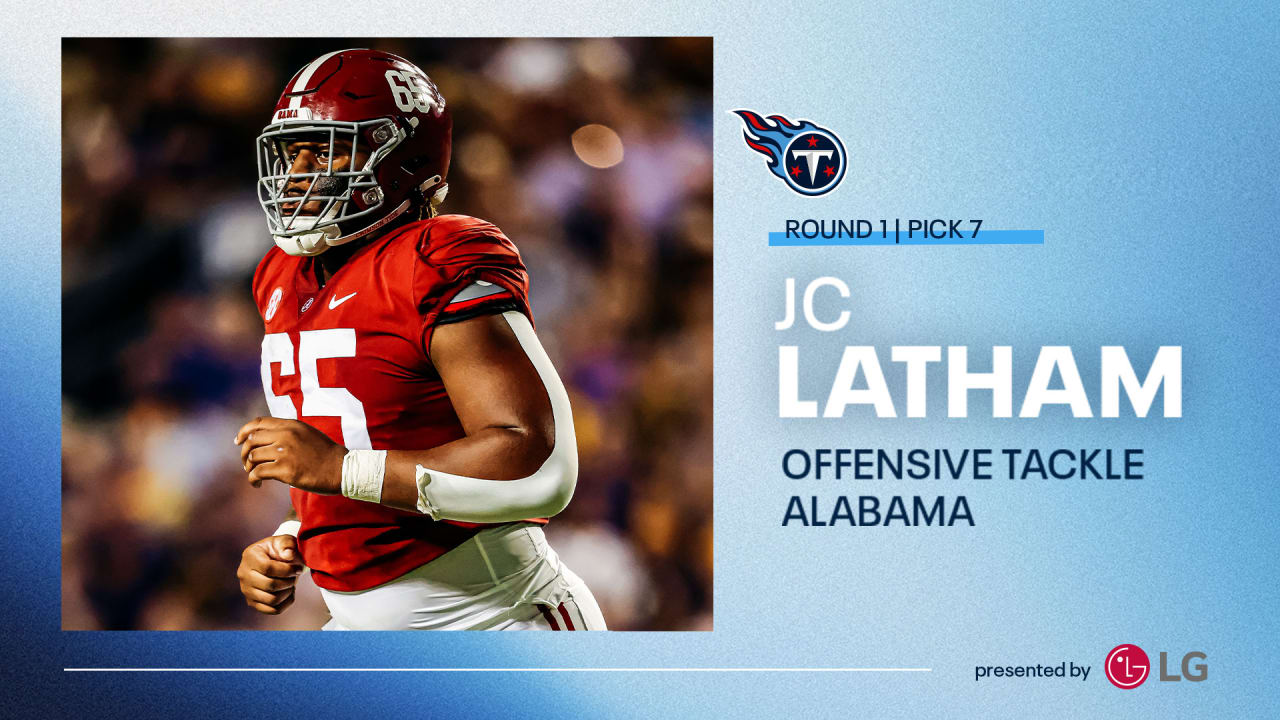 Giants, NFL draftının ilk turunda J.C. Latham ile karşılaşmak için Alabama'yı seçti