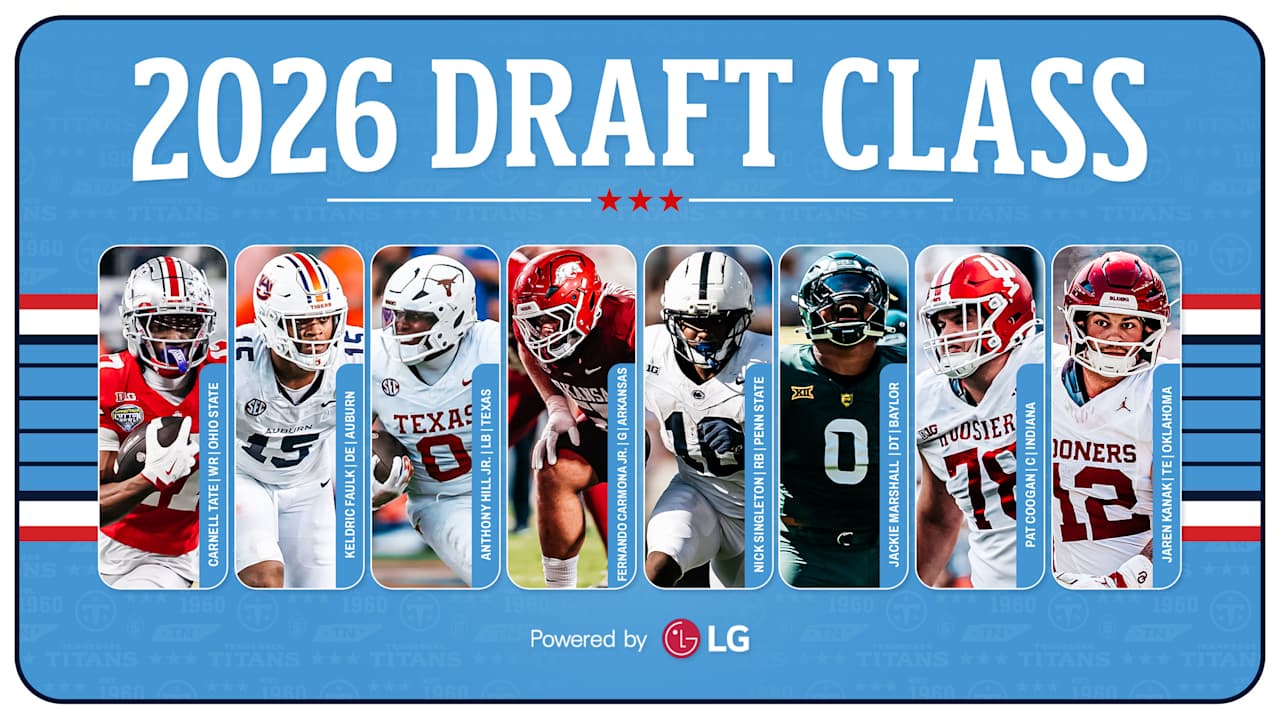 Draft Grades: What They're Saying About the Titans 2026 Draft Class