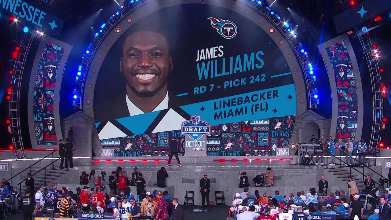 Titans Select James Williams with No. 242 Pick in 2024 Draft NFL Network
