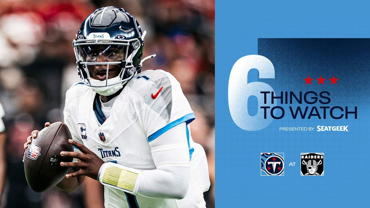 Six Things to Watch for the Titans in Sunday’s Game at the Raiders