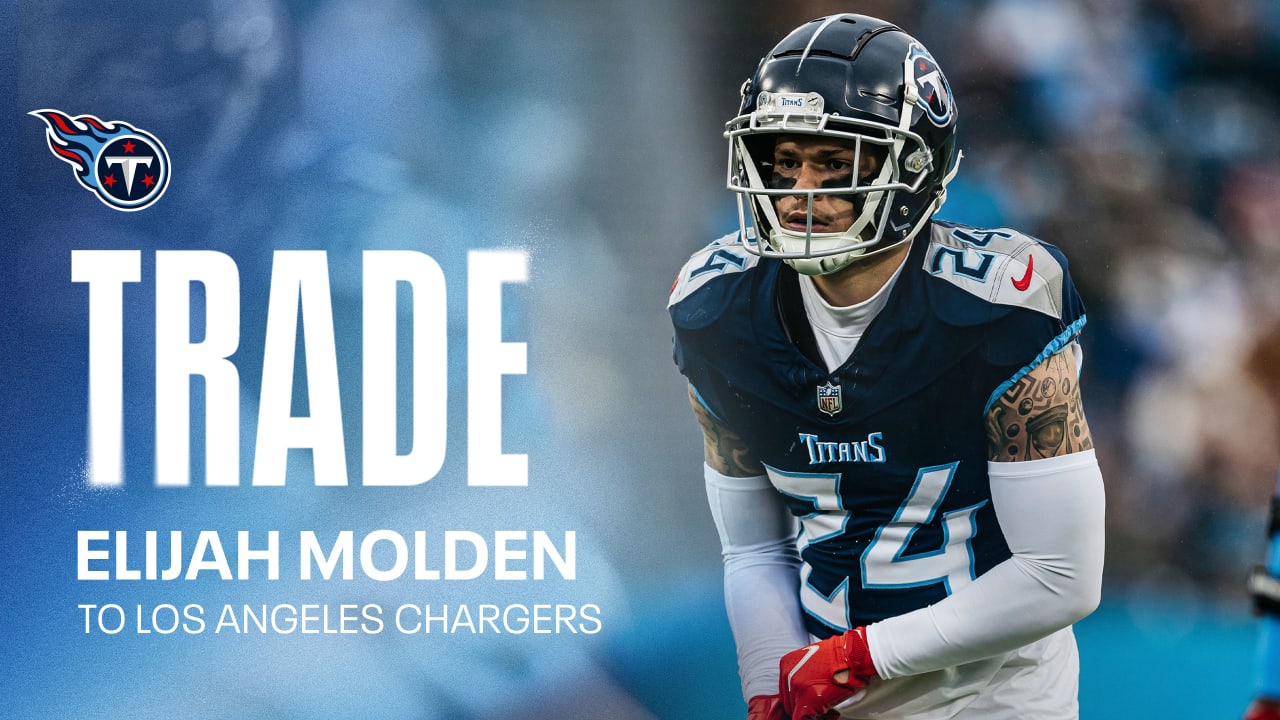 Titans Trade DB Elijah Molden to the Chargers