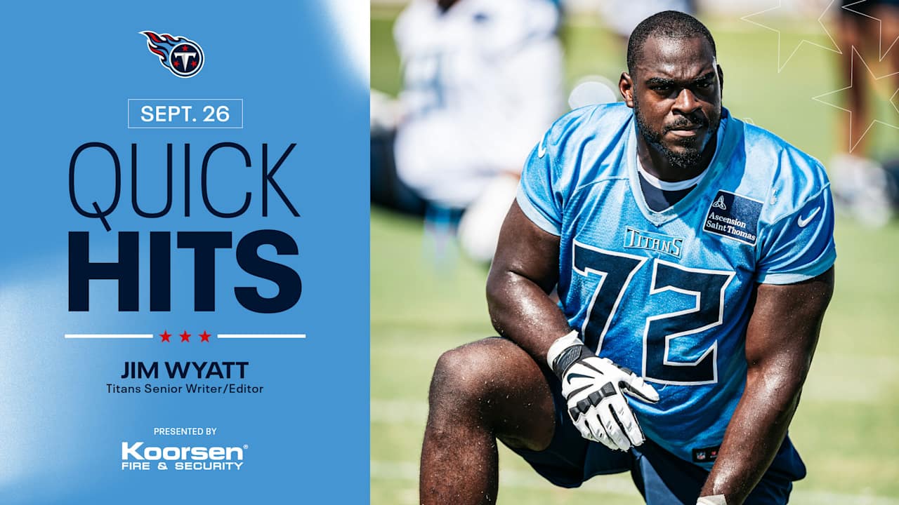 Quick Hits After Friday’s Titans Practice 