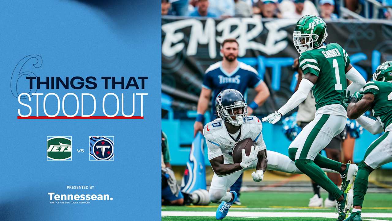 Six things the Titans noticed in their loss to the Jets on Sunday