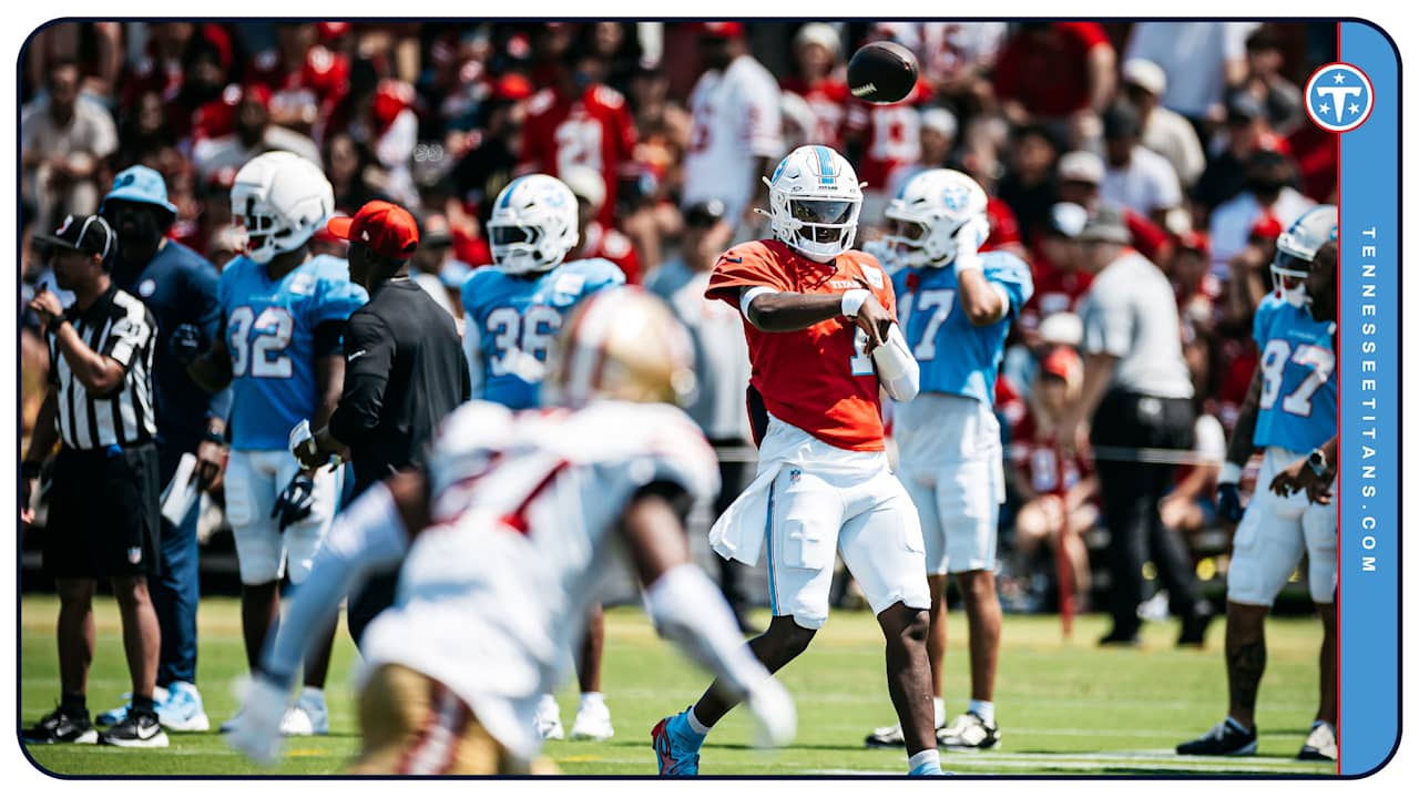 Ten Observations From Tuesday's Titans vs 49ers Joint Practice