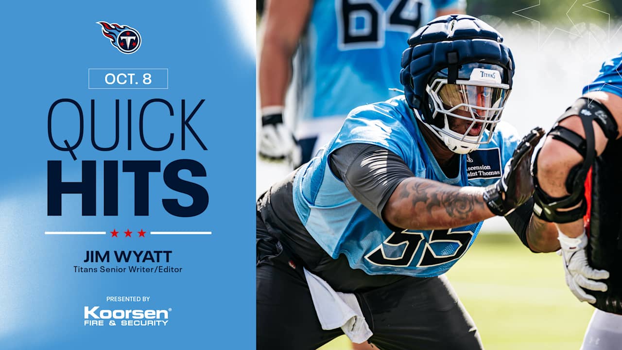 Quick Hits on the Titans After Wednesday’s Practice
