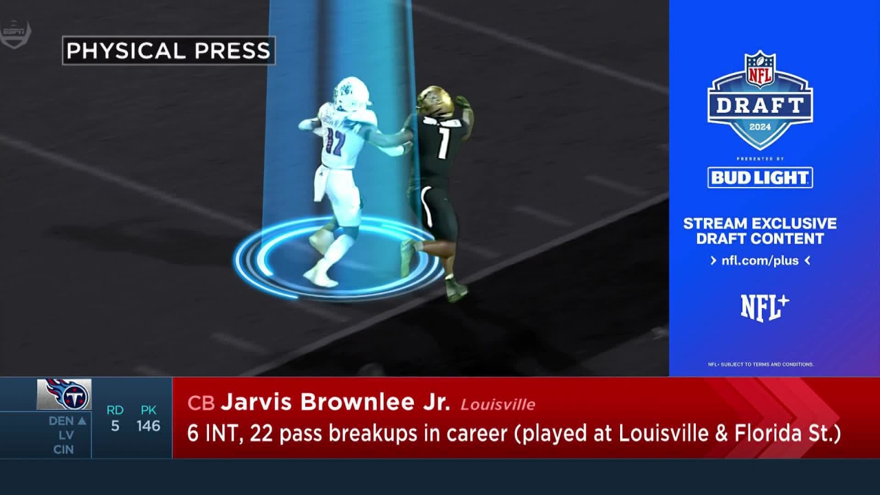 Titans Select Jarvis Brownlee Jr. with No. 146 pick in 2024 Draft NFL