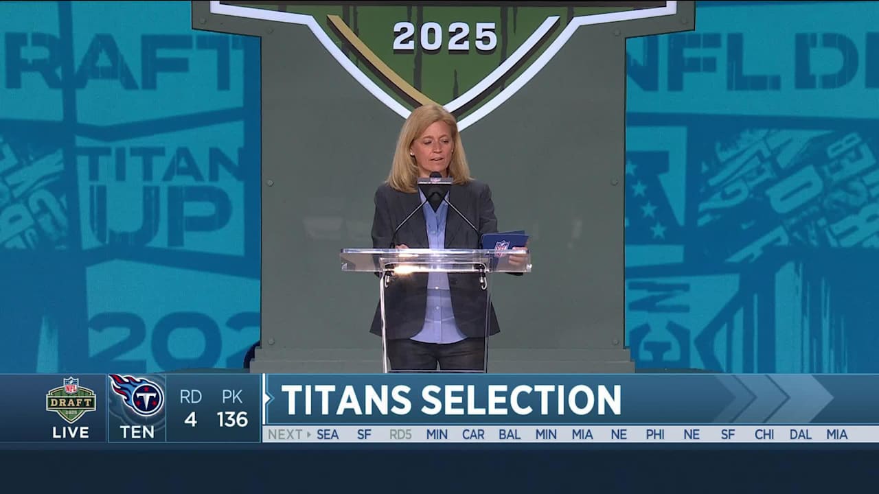 Titans Select Elic Ayomanor with No. 136 Pick in 2025 Draft Titans Select Elic Ayomanor with No. 136 Pick in 2025 Draft
