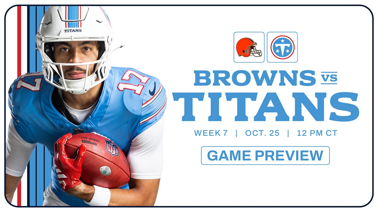 Game Preview: Titans Host Cleveland Browns at Nissan Stadium