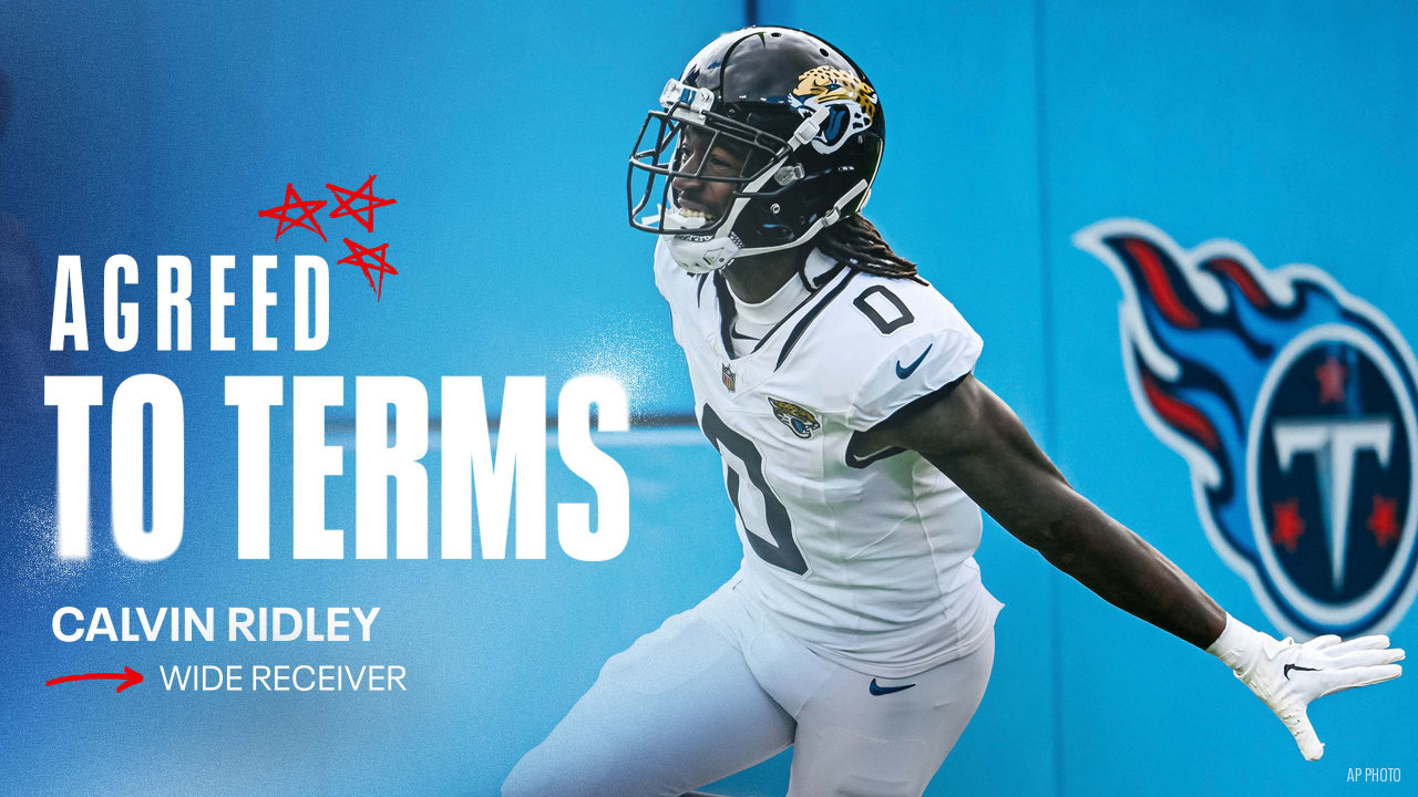 Titans Agree to Terms With Receiver Calvin Ridley