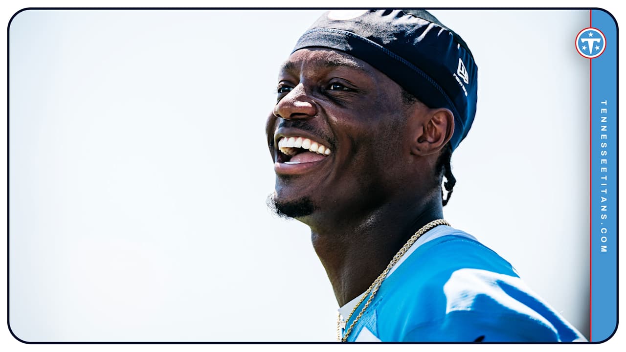 Titans Rookie Carnell Tate Working to Make an Impact, One Practice at a Time