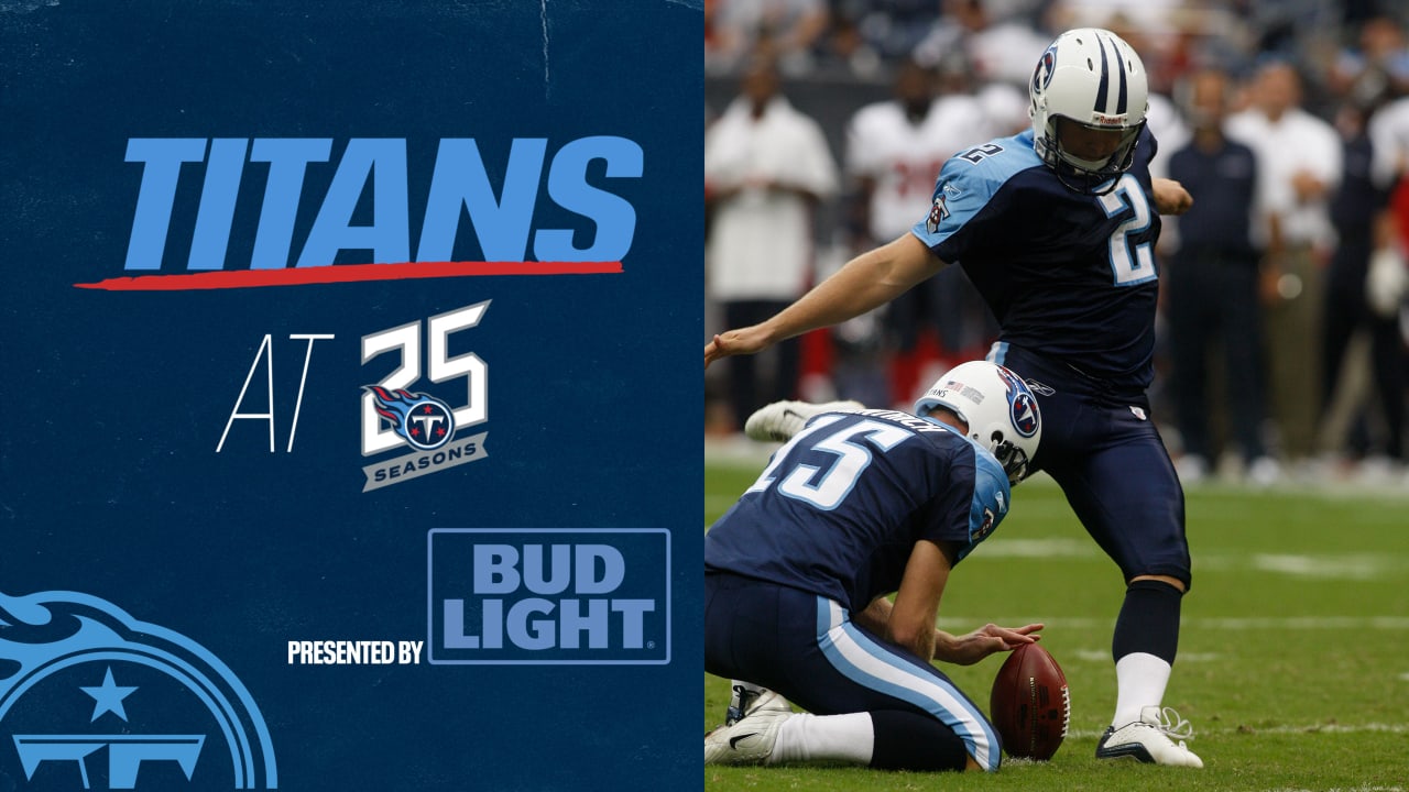 Rob Bironas for 3, 8 Times | Titans at 25