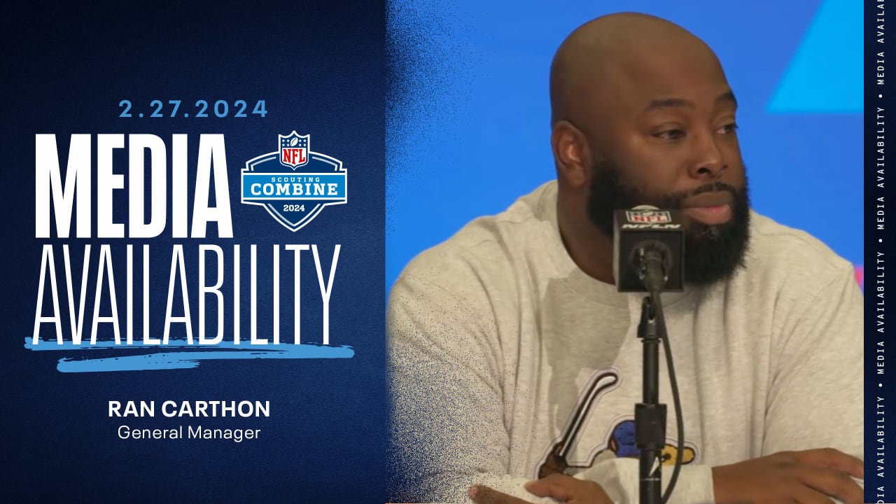 Ran Carthon Media Availability 2024 NFL Scouting Combine