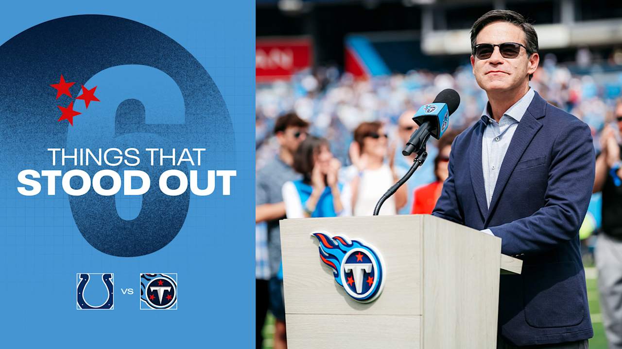 Six Things That Stood Out for the Titans in Sunday’s Loss to the Colts 