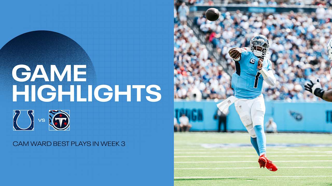 Cam Ward's Scramble Drill Results in 17-yard Gain to Tyler Lockett