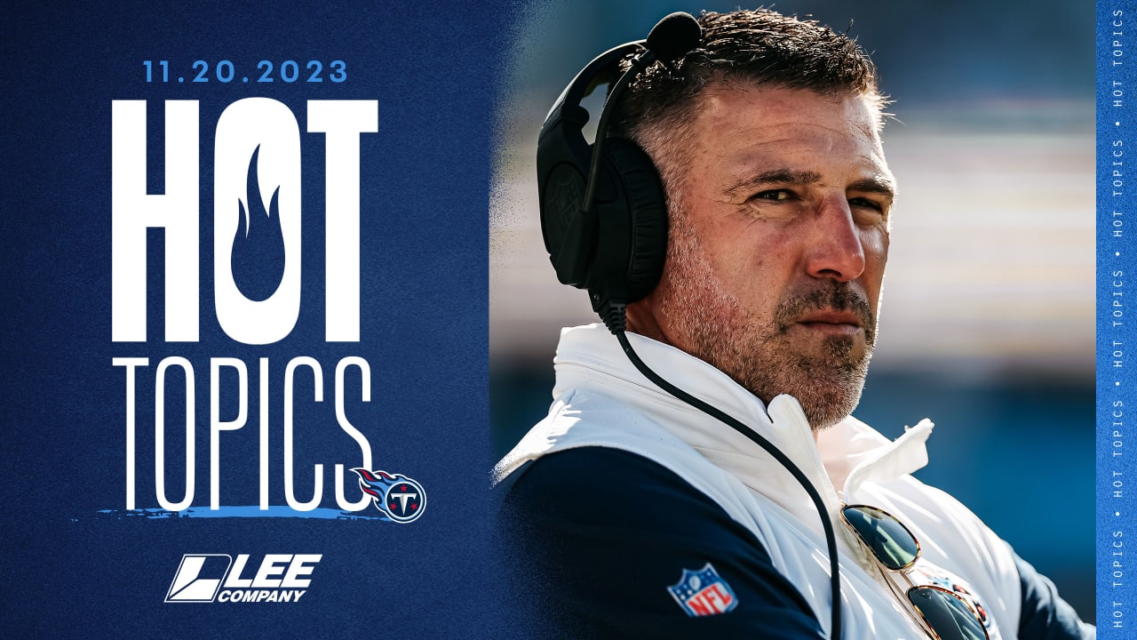 Hot Topics From Titans HC Mike Vrabel's Monday Presser - Vimarsana News