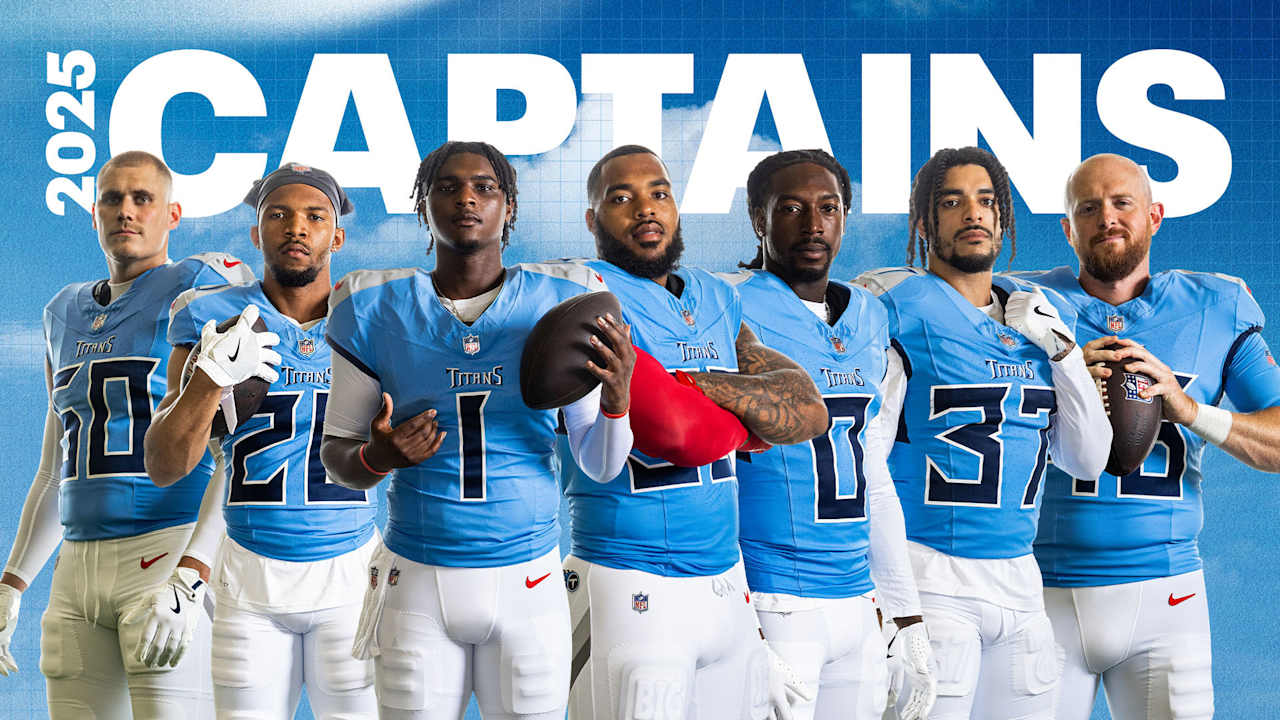 Titans Announce Seven Captains for 2025 Season 