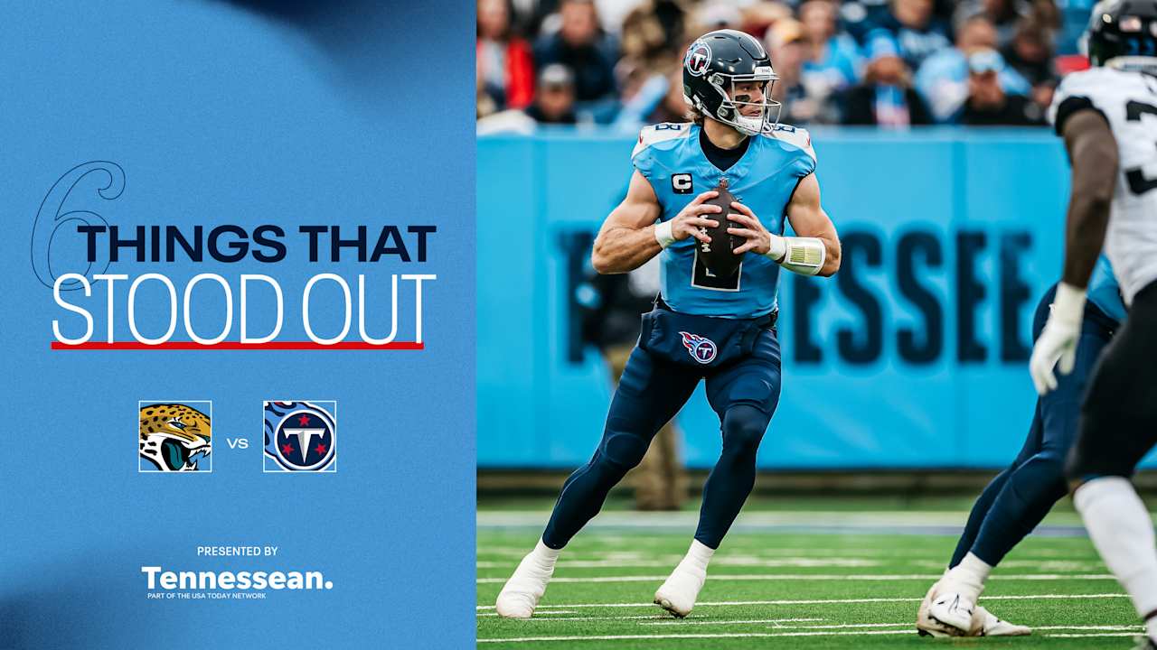 Six Things That Stood Out for the Titans in Sunday’s Loss to the Jaguars