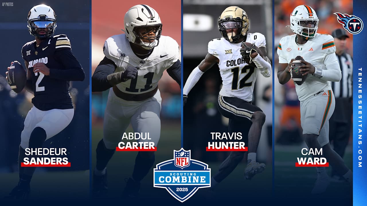 From the NFL Combine: What the Titans Said About Cam Ward, Shedeur Sanders, Abdul Carter and Travis Hunter