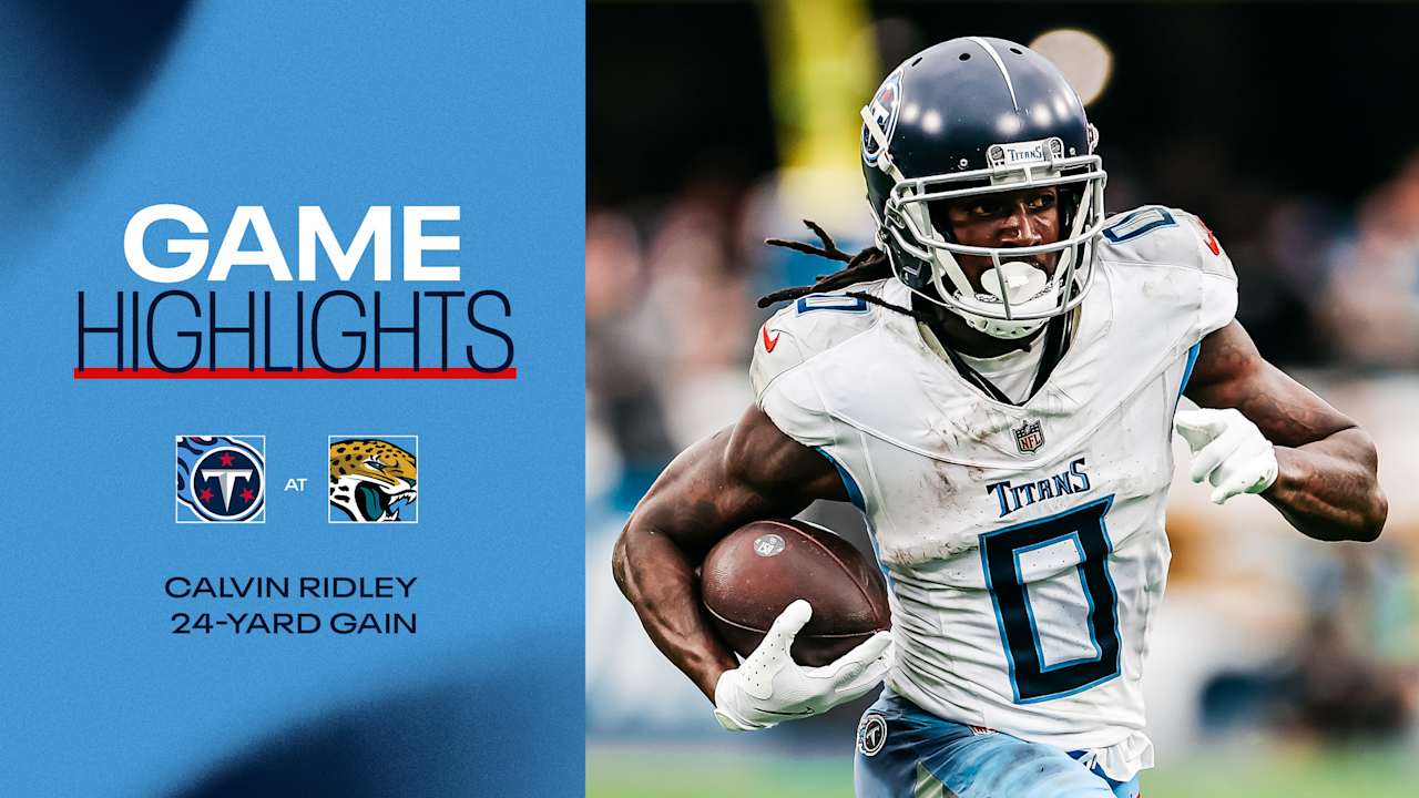 Calvin Ridley Scoots Through Jaguars Defense for 24-Yard Gain During ...