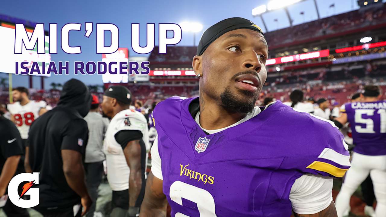 Mic'd Up: Isaiah Rodgers During Minnesota Vikings Win over Tampa Bay ...