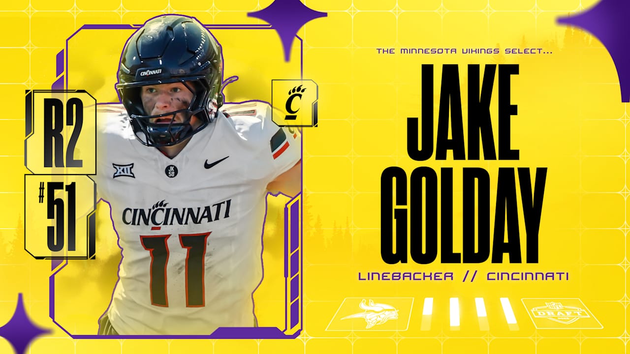 Vikings Draft Cincinnati Linebacker Jake Golday with 51st Pick - Minnesota Vikings image