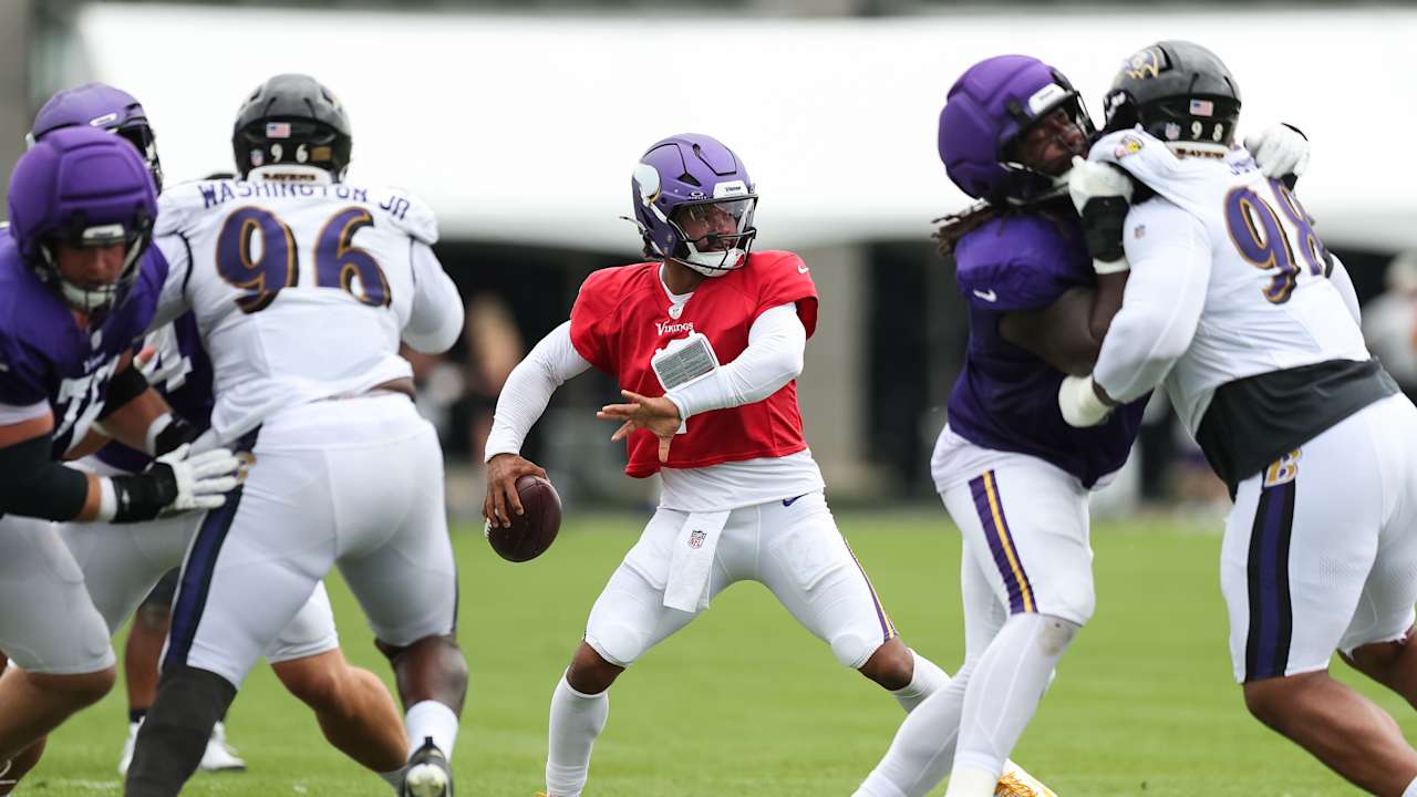 Vikings vs. Ravens Joint Practice 2 Observations: Defending the North; Offense Performs in Clutch