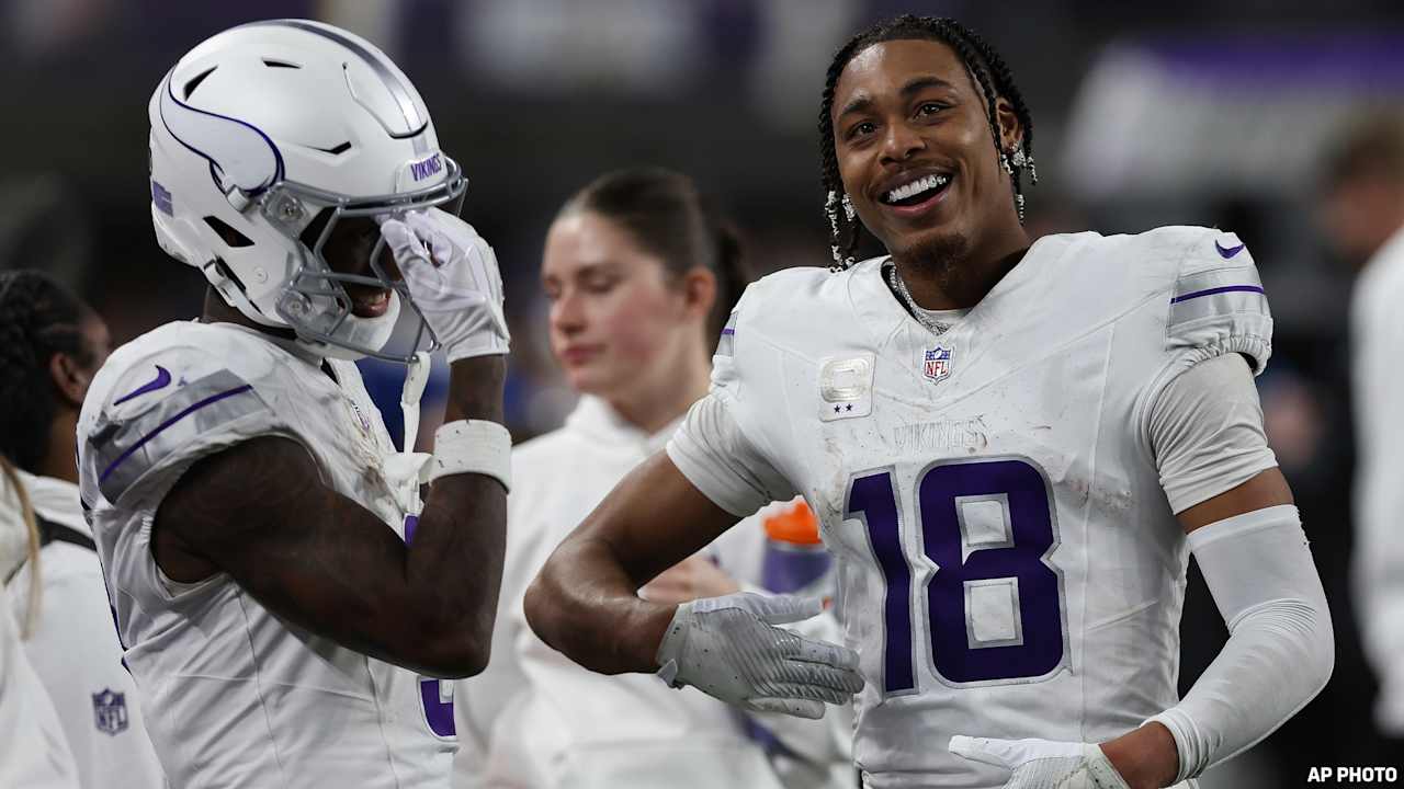 Justin Jefferson and Jordan Addison Mic’d Up During Monday’s Win Over The  Bears