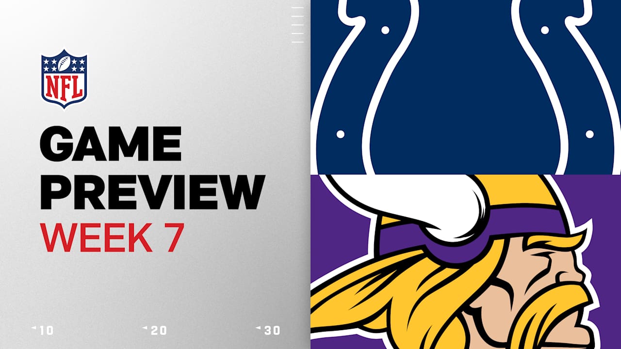 Vikings vs. Colts Week 7 Game Preview