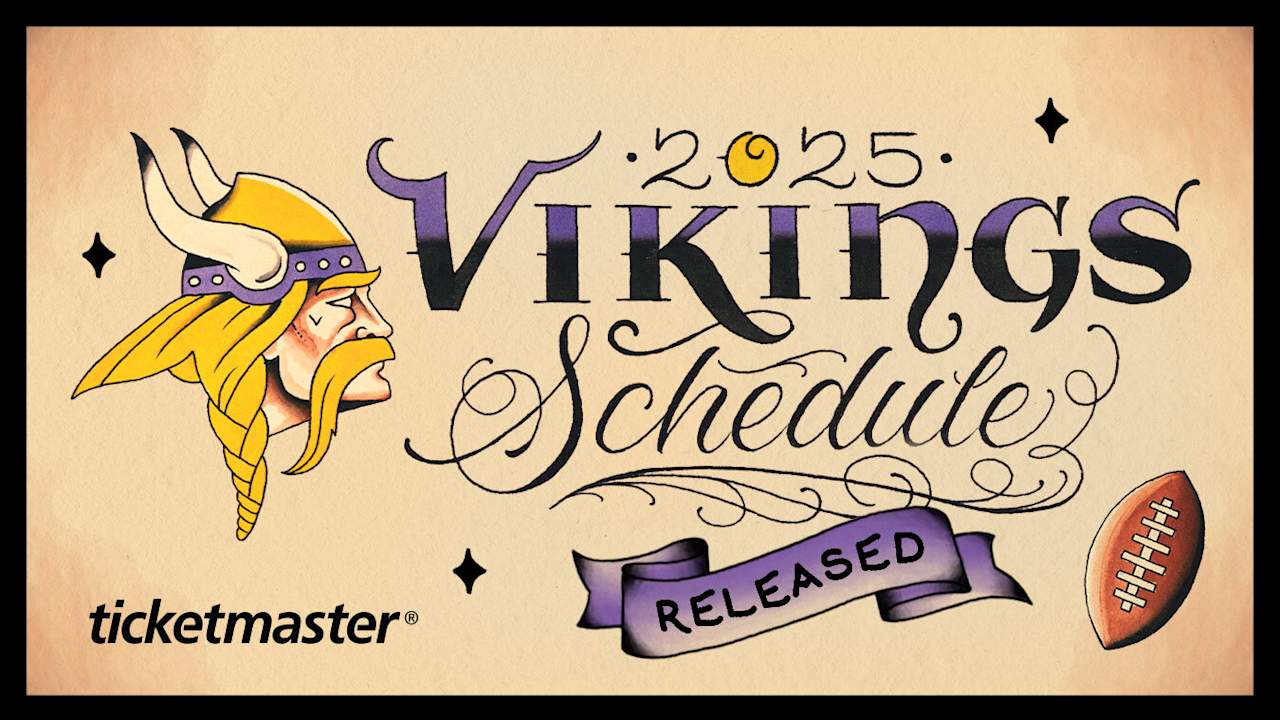 2025 Vikings Schedule Tickets Opponents