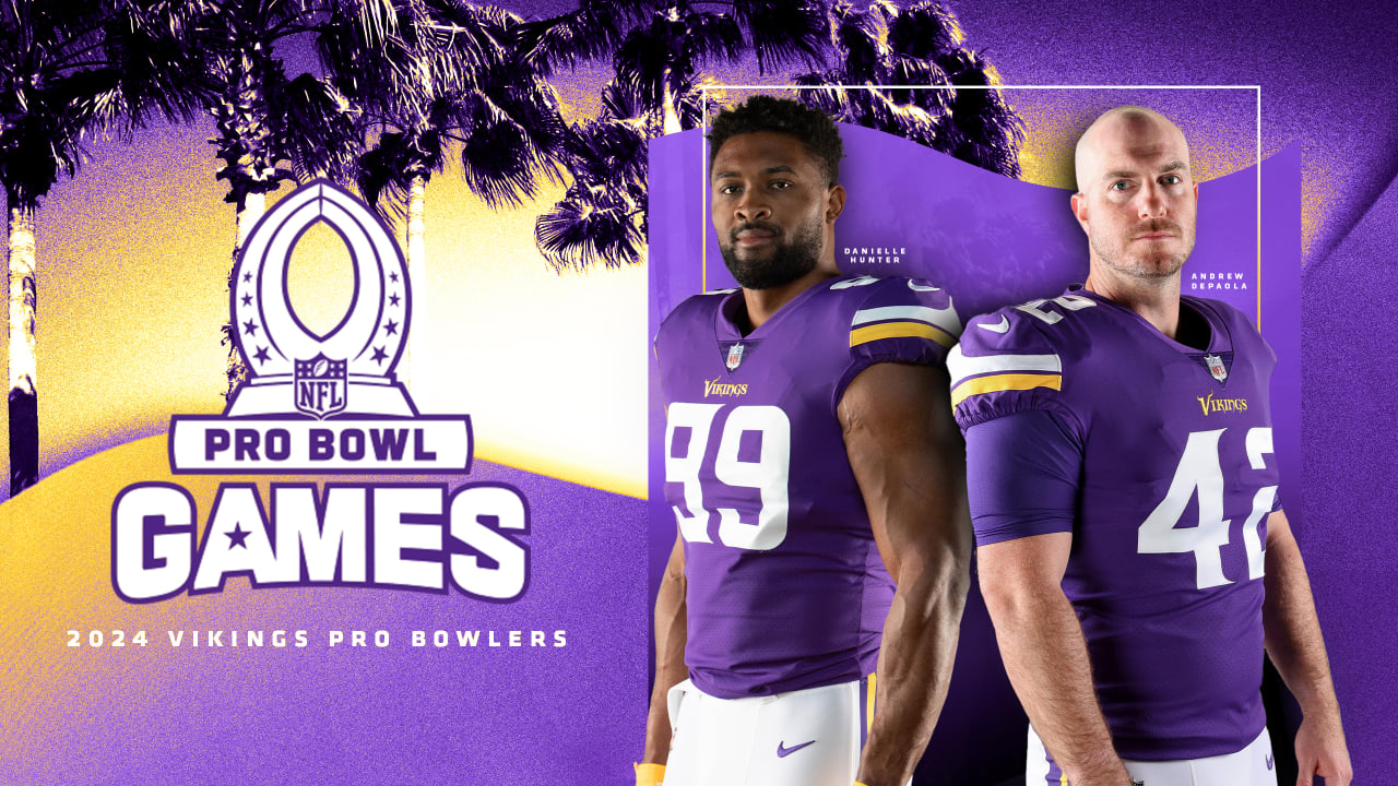 Danielle Hunter and Andrew DePaola will represent Vikings at Pro Bowl Games