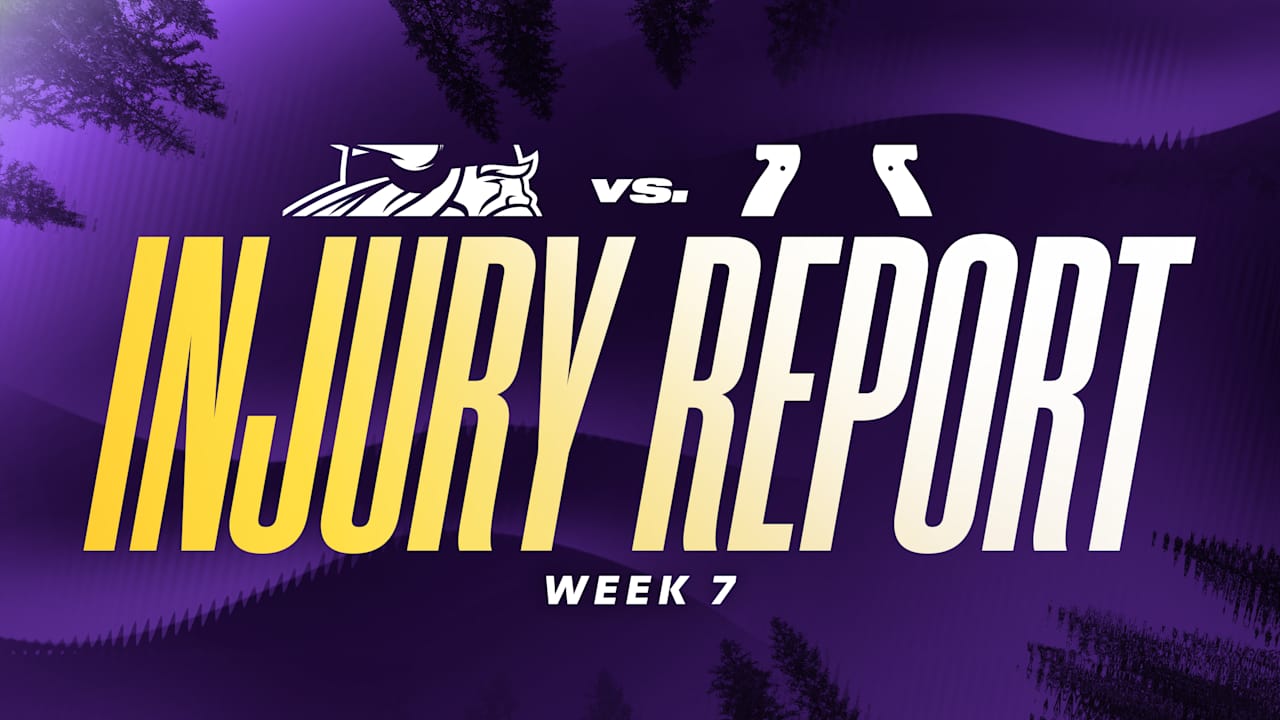 Initial Vikings vs. Colts Injury Report for Week 7 of 2026