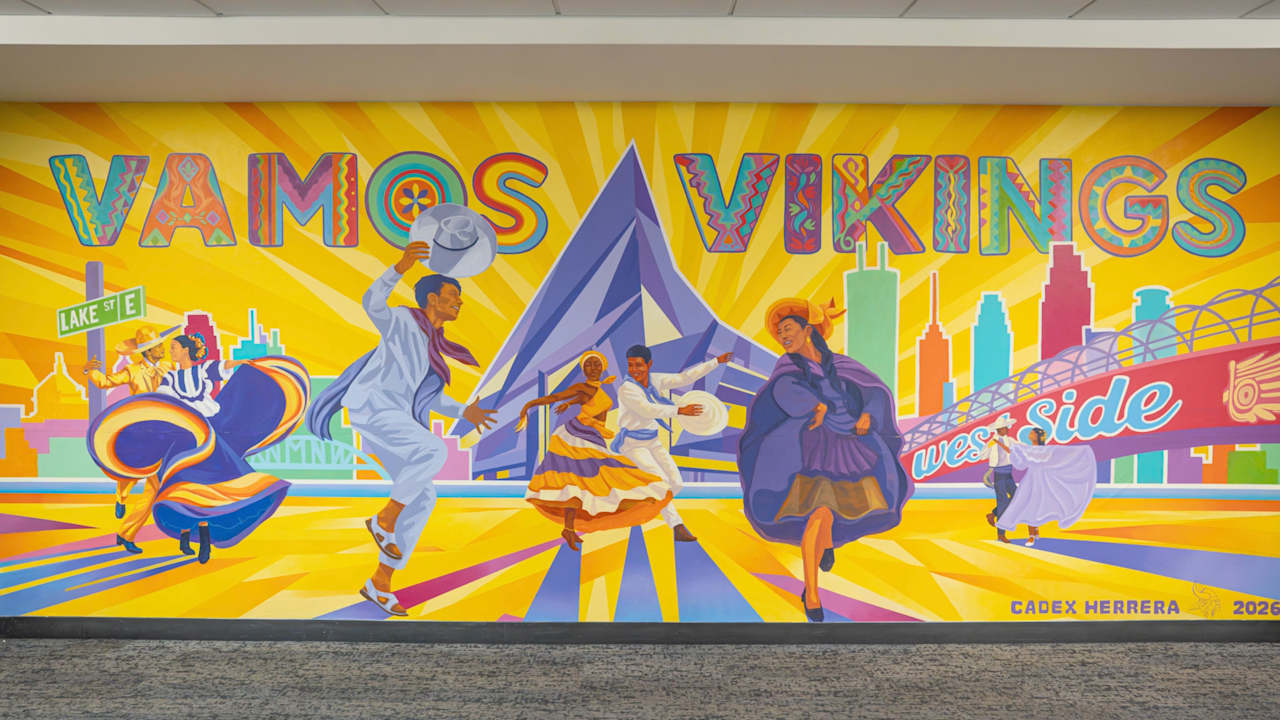 Minnesota Vikings & Local Artist Showcase Vikings Fandom During Latino ...