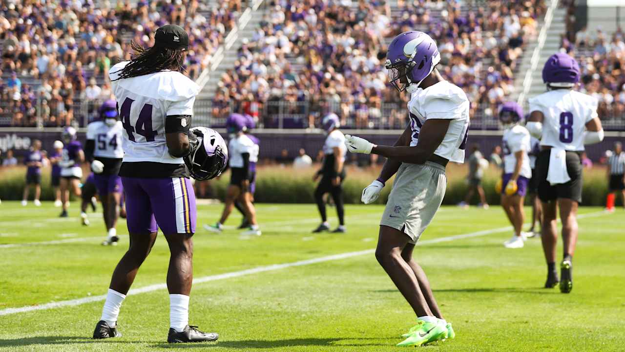 Charles Demmings' Keen Focus, Faith & Freestyle Rap Making Impression at Vikings Camp