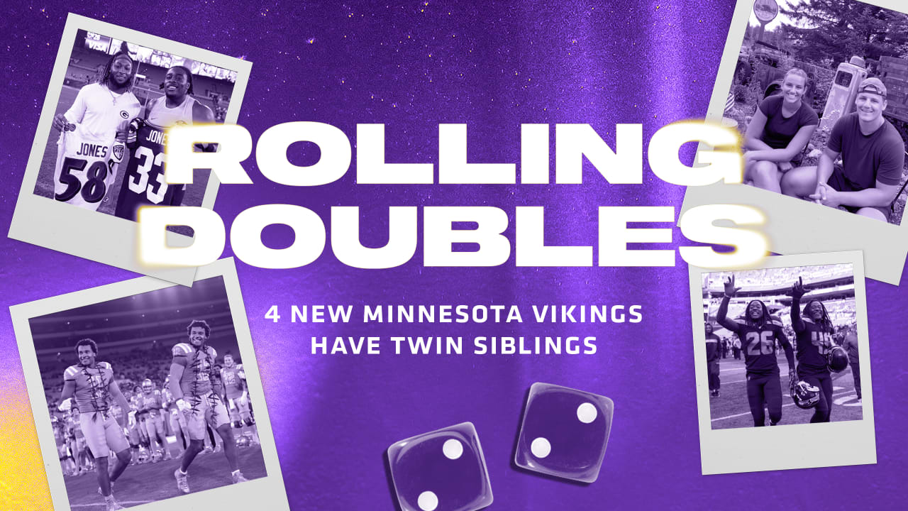 Rolling Doubles: 4 New Minnesota Vikings Have Twin Siblings