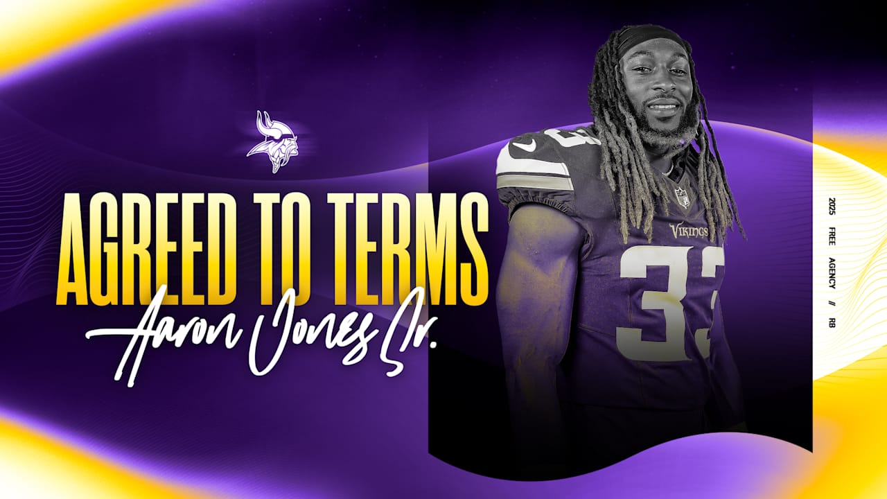 Vikings Reach Deal to Return Running Back Aaron Jones, Sr.