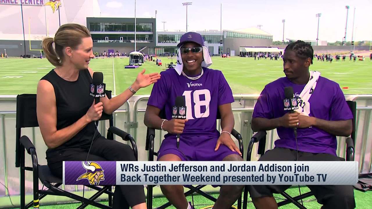 Vikings WRs Justin Jefferson, Jordan Addison Talk Start of 2026 ...