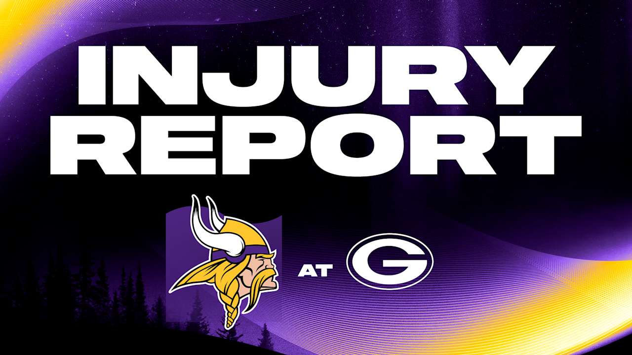 Final Vikings vs. Packers Week 4 Injury Report