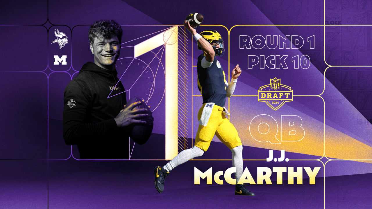 Quarterback JJ McCarthy, Michigan, Nr. 10