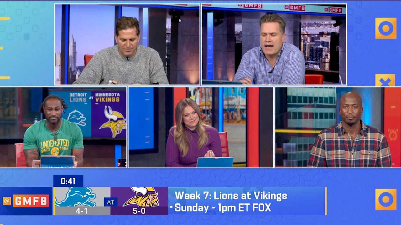 GMFB: Breaking Down Sunday's Vikings-Lions Matchup